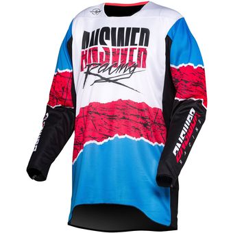 Maillot ciclismo transpirable de manga larga multicolor 
