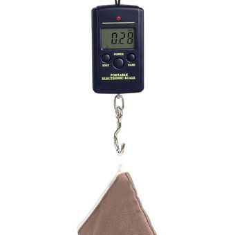 40Kg10g #B Báscula de pesca con gancho balanza colgante electrónica bolsa de peso pescado Maleta pesaje Digital LCD para equipaje de viaje equipaje 