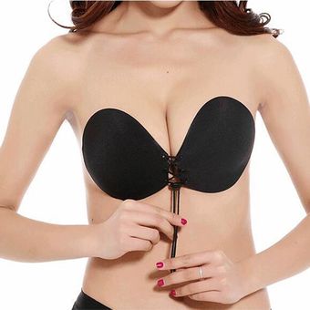 Pack 2 Brasier Adherible Invisible Copas Push Up Strapless