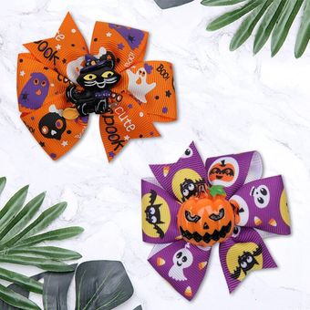 Niños Calabaza Arco Molino De Viento Creativo Gato Fantasma 