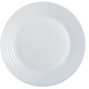  Luminarc Harena Vajilla Platos y Platos 19 PIEZAS Blanco :  Hogar y Cocina