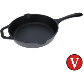 Sartén De Hierro Fundido Curado Victoria® 25 Cm / 10 In Hogar Cocina