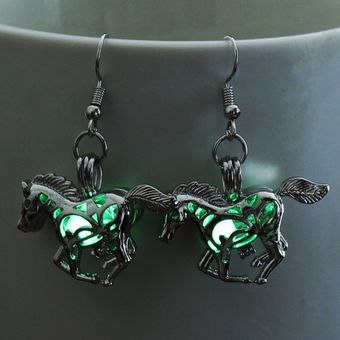 Hueco Amor Brillo Piedra Pendientes Femeninos Encantador De 