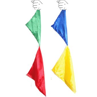 Juguete mágico para niños Bufanda de seda de cuatro colores 