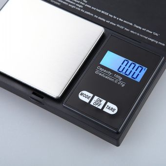 100g 0,01g Mini LCD electrónico Digital de bolsillo de la joyería de la escala de peso del diamante de oro escala de peso #como la imagen show 