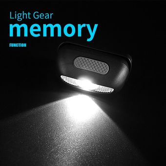 LED R5 Mini Faro Rojo Blanco Faro USB Recargable-Negro 