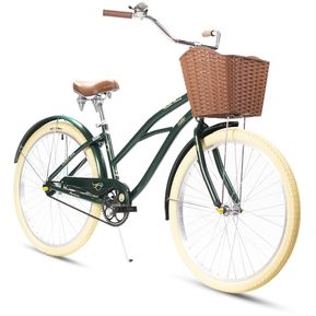 Bicicleta Urbana para Mujer R26 Malibu Retro Verde Turbo
