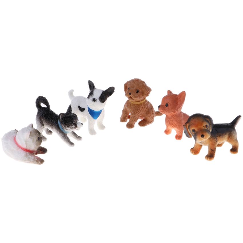 Resina de escala 1:12 d19 de perro de casa de muñecas en miniatura de accesorios de mascotas 