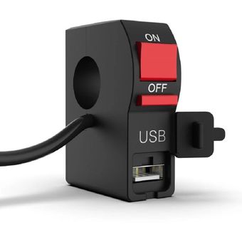 Enchufe USB con interruptor para conexion a bateria
