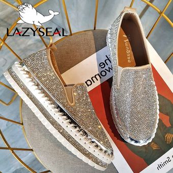 zapatillas planas con LazySeal-zapatos planos ostentosos para mujer 