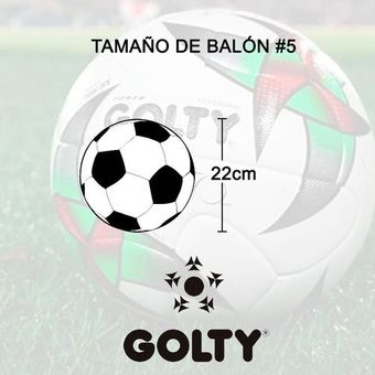 BALON FUTBOL PROFESIONAL GOLTY DORADO THERMOTECH #5 - Tienda Sport Body