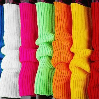 1 par de calcetines de pantorrilla de punto de tejido de color sólido para mujer 