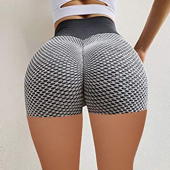 Sexy pantalones cortos mujeres Casual ceñido-conexión flaco trasero de Fitness deporte y entre #KH 
