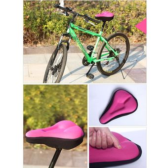 cómodo cojín cubierta de asiento suave para bicicleta Sillín de bicicleta de Gel de sílice cubie 