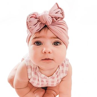 recién nacido niña N/AB 5 unidades de turbantes para bebé cinta para el pelo gorro elástico para verano con lazo 