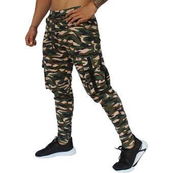 Jogger outlet cargo camuflado