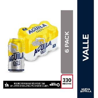 Six Pack Cerveza Aguila 0,0 Lata 330Ml | Linio Colombia - AG114GR11EM5NLCO