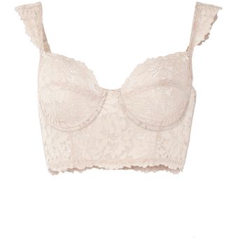 BRASIER BUSTIER ELLIPSE CON ARO Y ENCAJE TOTAL COMODIDAD VINTAGE