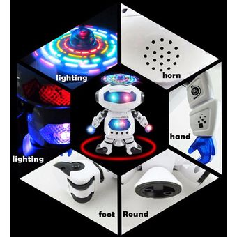 Electrónica 360 Espacio Giratorio Inteligente Danza Astronauta Robot M 