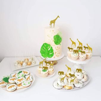Safari Jungle-decoración para fiesta de cumpleaños de niño y niña c 