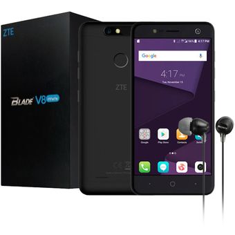 Celular Zte V8 Mini 16gb 2gb Ram Negro Audifonos Sony Disfruta La Mexico