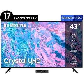 Smart TV LED Samsung 43 Ultra HD 4K UN43CU7000FXZX