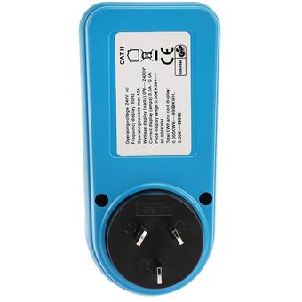 Medidor de potencia digital EF Medidor de energía Enchufe Monitor eléc 