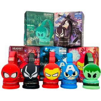 Audifonos inalambricos para niños superheroes GENERICO