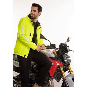  Dainese Traje Moto Hombre (Negro/Blanco/Rojo-Fluo, 48) :  Automotriz