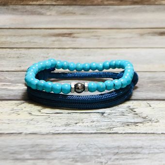 2 Piezasjuego De Cuentas De Piedra Natural Pulsera De Hecho 2 Piezasjuego De Cuentas De Piedra Natural Pulsera De Hecho