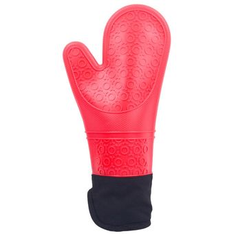 De silicona de calor guantes aislantes resistentes para cocina cocinar y hornear 