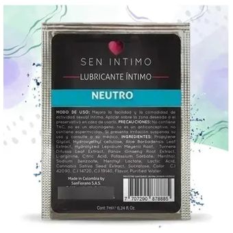 Lubricante Intimo Sen Neutro Natural Sachet Linio Colombia Se Hb Vtk Lco