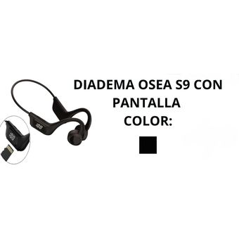 Audifonos Conduccion Osea Bluetooth 5.2 S9 Con Ranura Microsd