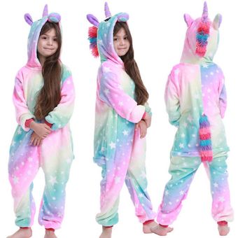 traje de dinosaurio chicas unicornio pijama para pijamas de invierno mono rojo viñetas de animales Anime monos Cosplay-LA30 