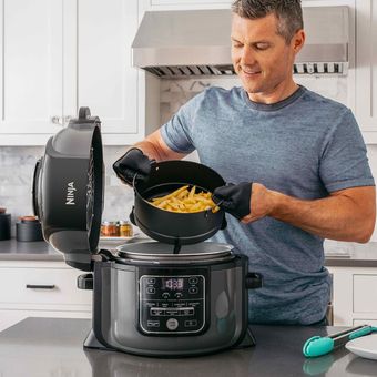 Olla de presión con Air fryer 9 en 1 de 6.1 L - Ninja Foodi OP300