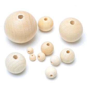 Tamaño De Recolección 4-40 Mm Cuentas De Madera Natural Sin Tamaño De Recolección 4-40 Mm Cuentas De Madera Natural Sin