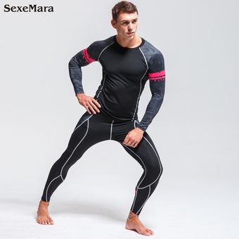 Ropa interior deportiva para hombre mallas largas para correr chándal de  entrenamiento trajes de secado rápido conjuntos de ropa elástica alta(#Only  Trousers) LUN | Linio Perú - UN055FA028A7TLPE