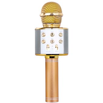 Micrófono inalámbrico Bluetooth tres en uno altavoces de micrófono karaoke OK 