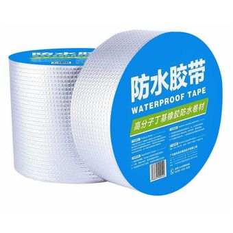 de alta resistencia a la temp banda de butilo impermeable Cinta adhesiva gruesa de papel aluminio 