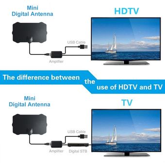 80Miles Shield HDTV Europa y América HD 4K Antena de TV digital para interiores 