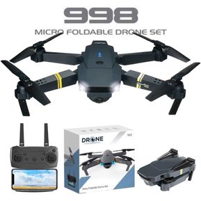 Drone Plegable Con Cámara Wifi 24G FPV Control Altura 998W