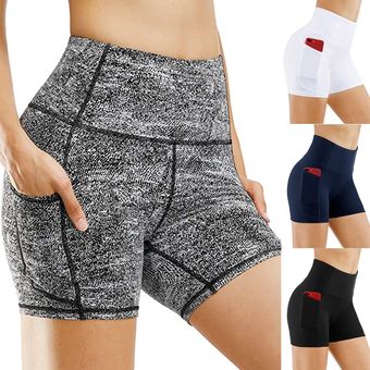 Sugar Pocket Pantalones Cortos Deportivos para Mujer Correr,Yoga y Todos Entrenamiento 