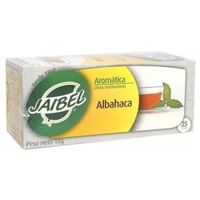 Aromatica Institucional Albahaca Jaibel 6 Cajas x 25 Sobres