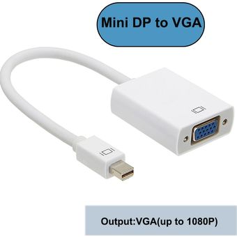4K Mini DP a HDMI VGA DVI Displayport cable convertidor de adaptador 