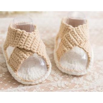 mano de Mammy para zapatos de bebé ganchillo Manual tejido de lana gruesa hilo de algodón alambre de aguja 