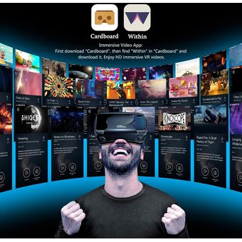 Gafas 3D de Realidad Virtual VRGPRO para Smartphone - 120° FOV / 5-7  pulgadas
