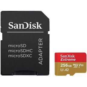 Memoria Micro SD 256GB Sandisk Graba 4K SDSQXAV-256G-GN6MA