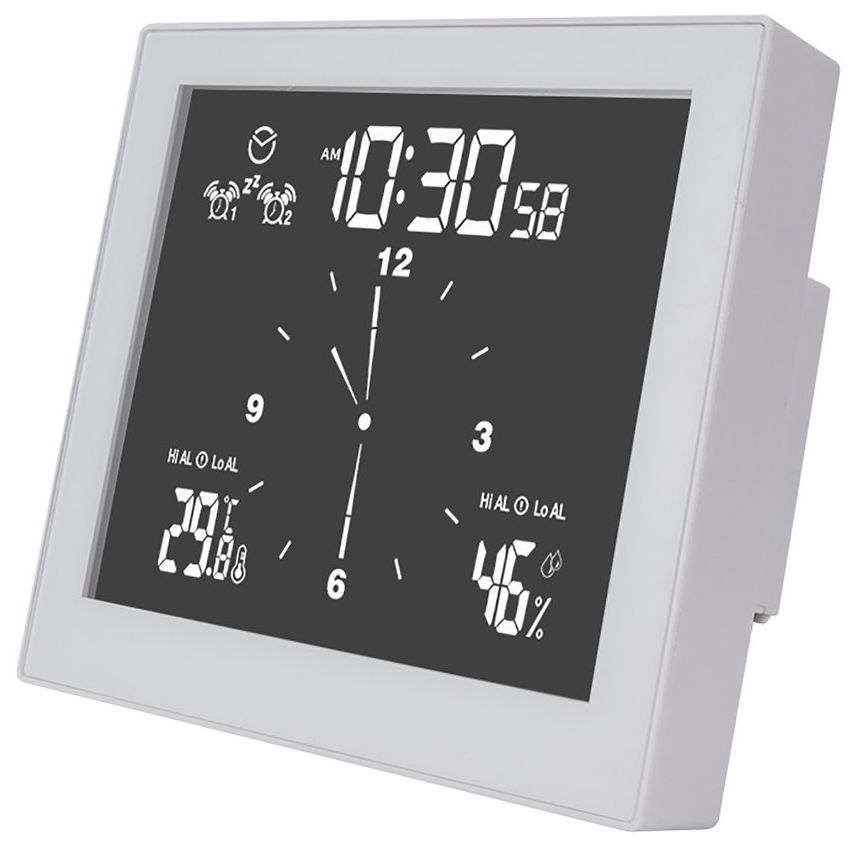 Reloj digital A prueba de agua Reloj de pared Reloj de la ducha Temperatura de succión
