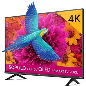 Pantalla TCL 50 50S555 Smart TV Roku QLED UHD 4K 60Hz