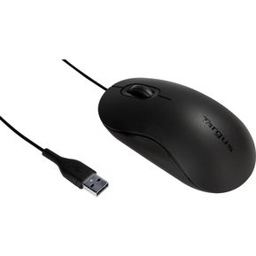 Mouse óptico USB 5ft Plug and Play Diseño ergonómico y am...
